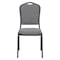 National Public Seating Stack Chair, Fabric, Greystone 9362-BT - alternate 5